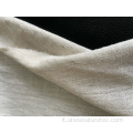tessuto in crepe di cotone in lino intrecciato per estate